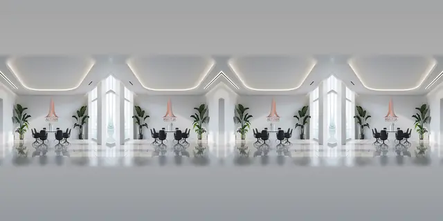بانوراما نموذجية — استبدلها بصورة ٣٦٠° حقيقية من لوحة التحكم